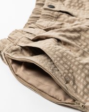 画像7: TIGHTBOOTH/RIPPLE PLAID BALLOON PANTS（Beige）［リップルプラッドバルーンパンツ-26春夏］ (7)