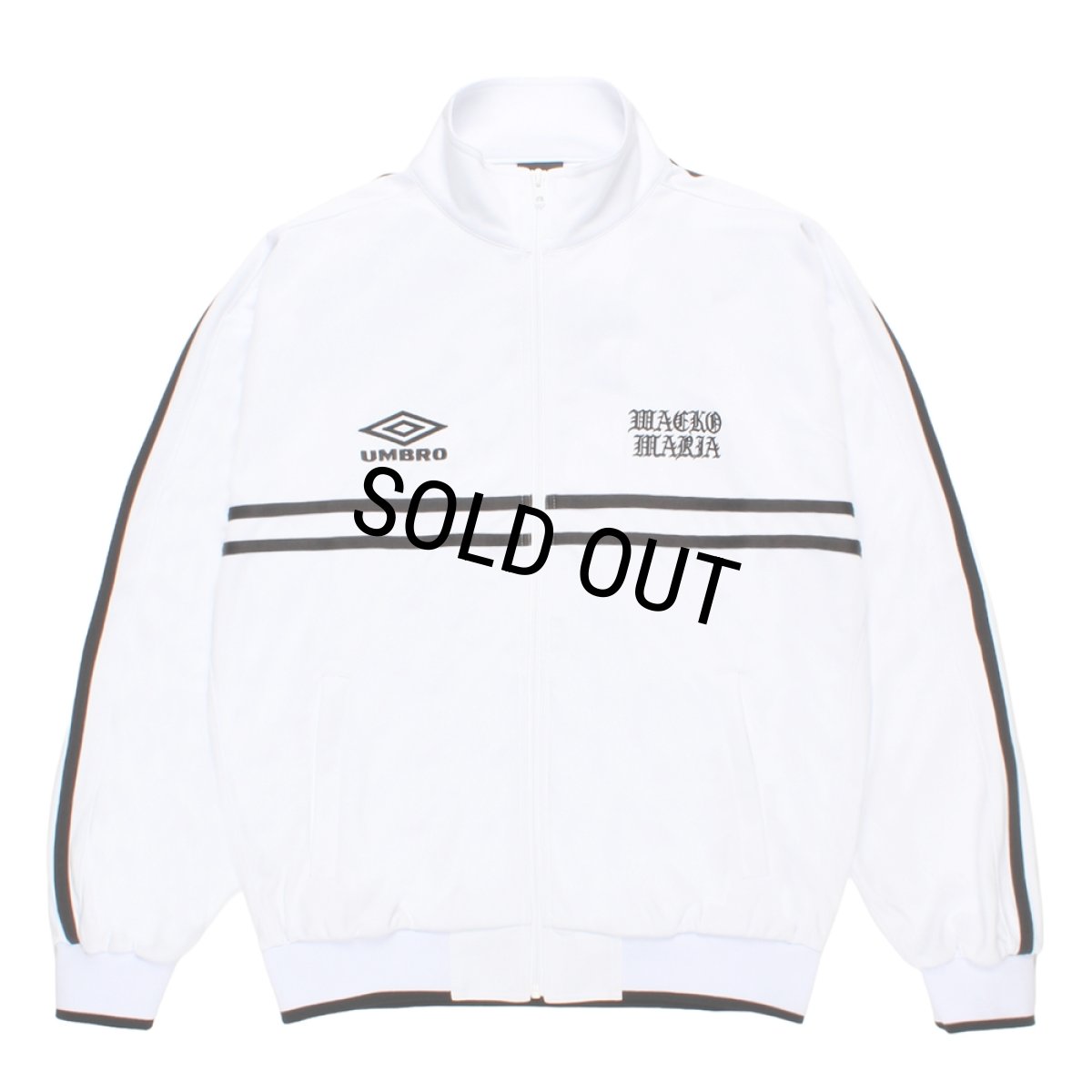 画像1: WACKO MARIA/UMBRO / JERSEY TRACK JACKET（WHITE）［ジャージトラックJKT-26春夏］ (1)