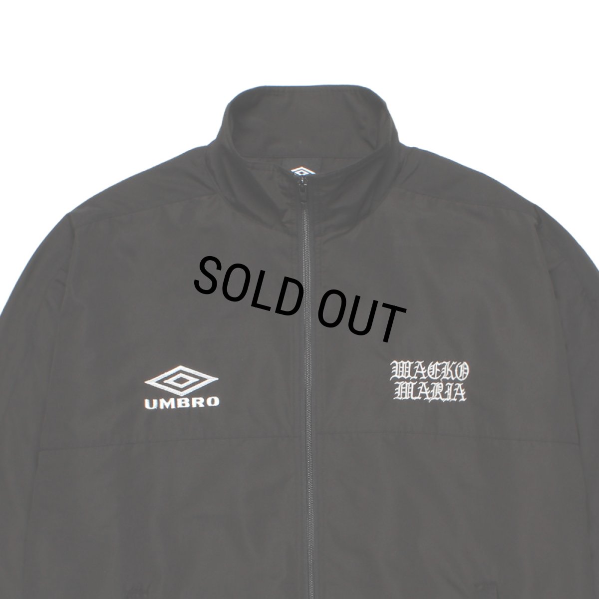 画像2: WACKO MARIA/UMBRO / NYLON TRACK JACKET（BLACK）［ナイロントラックJKT-26春夏］ (2)