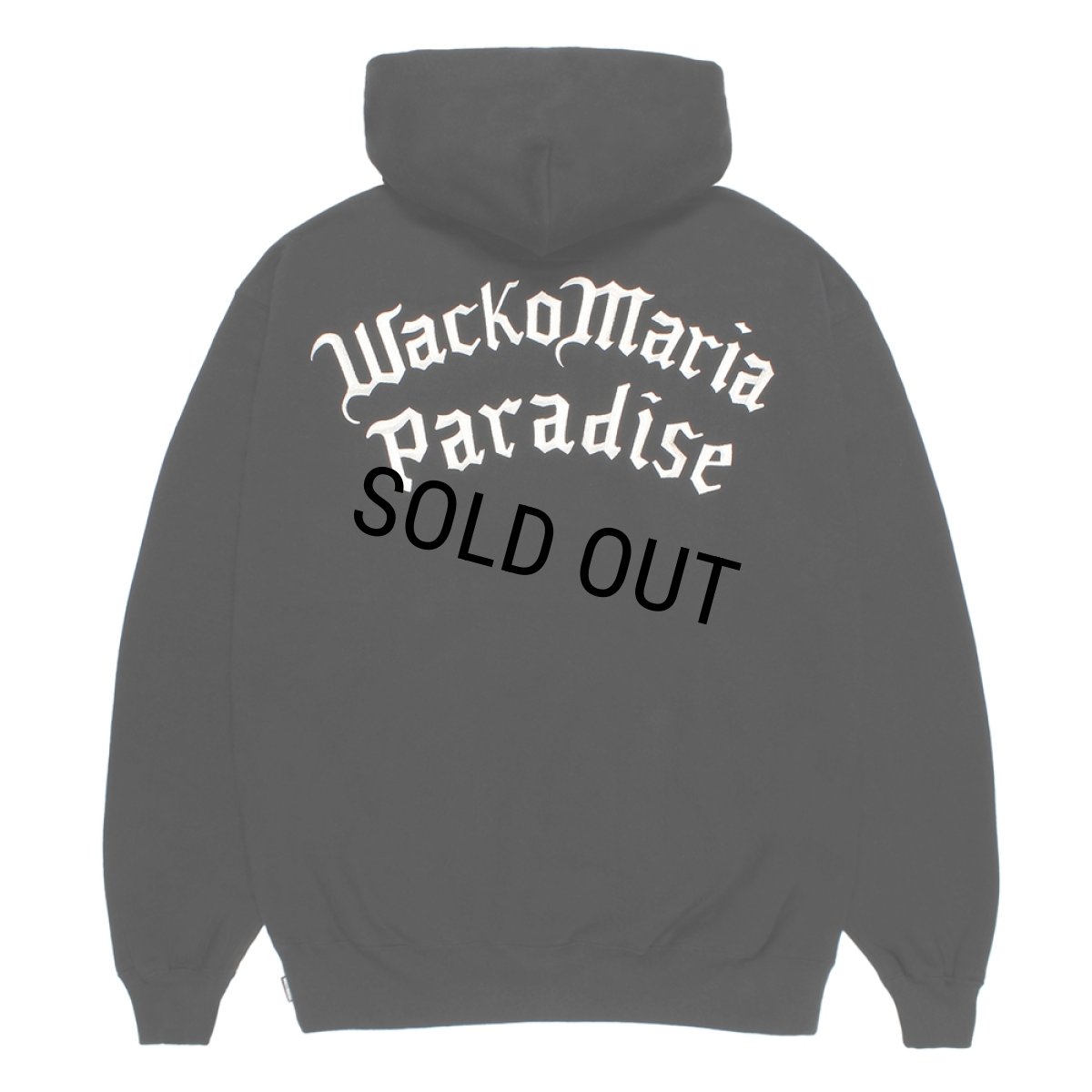画像2: WACKO MARIA/HEAVY WEIGHT ZIP HOODED SWEAT SHIRT（BLACK）［ジップアップパーカー-26春夏］ (2)