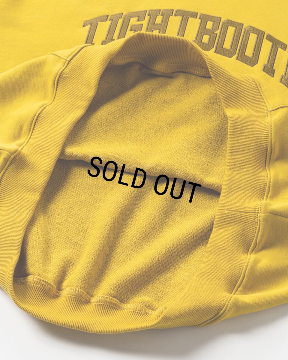 画像6: 【30%OFF】TIGHTBOOTH/COLLEGE HOODIE（Mustard）［カレッジフーディー-26春夏］ (6)