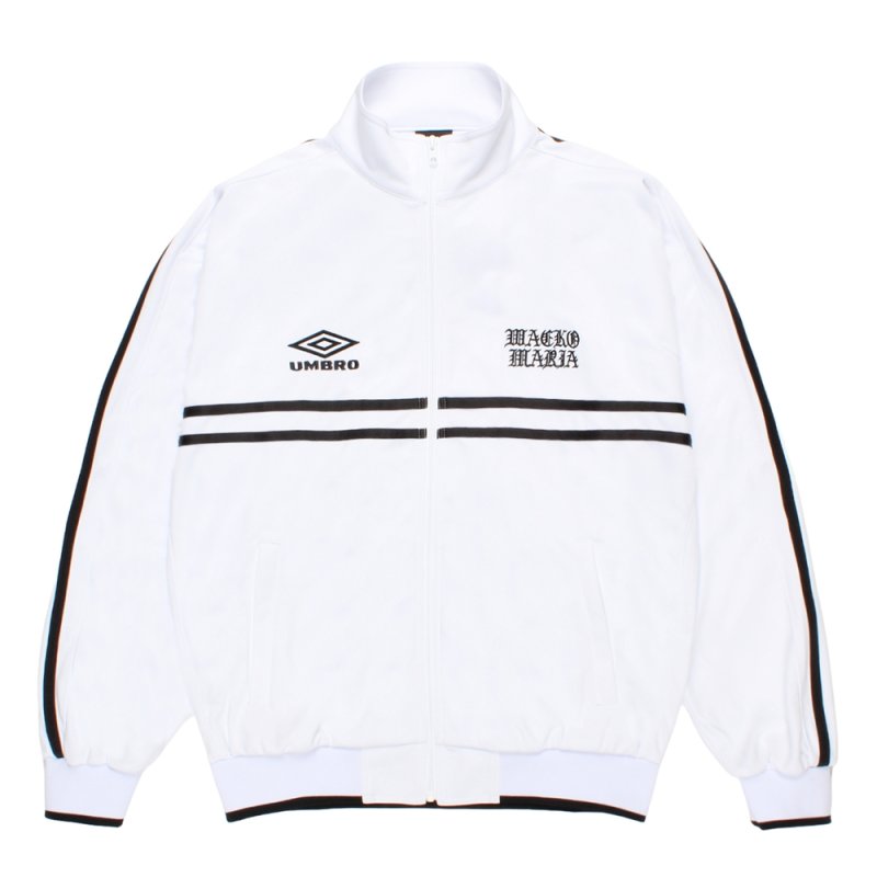 画像1: WACKO MARIA/UMBRO / JERSEY TRACK JACKET（WHITE）［ジャージトラックJKT-26春夏］