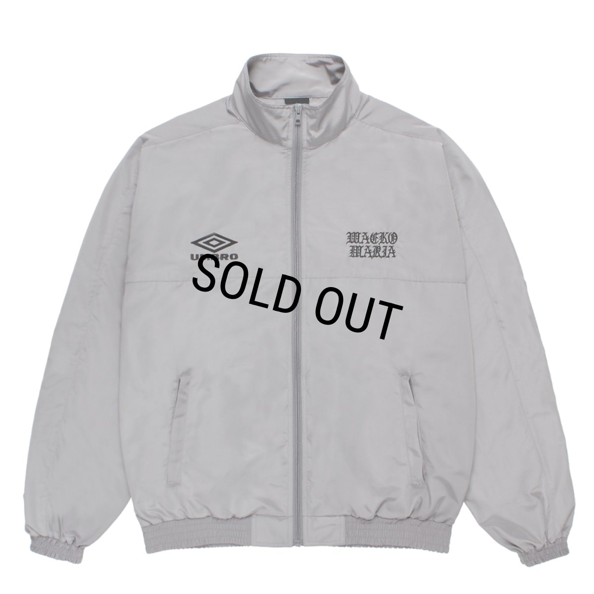 画像1: WACKO MARIA/UMBRO / NYLON TRACK JACKET（GRAY）［ナイロントラックJKT-26春夏］ (1)