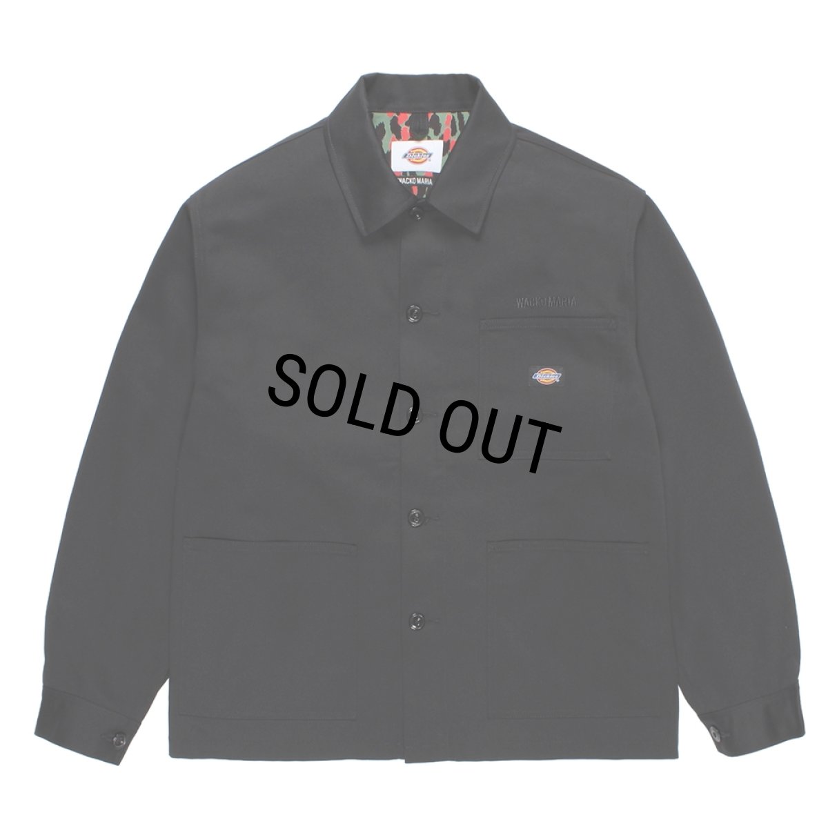 画像1: WACKO MARIA/DICKIES / COVERALL（BLACK）［カバーオール-26春夏］ (1)