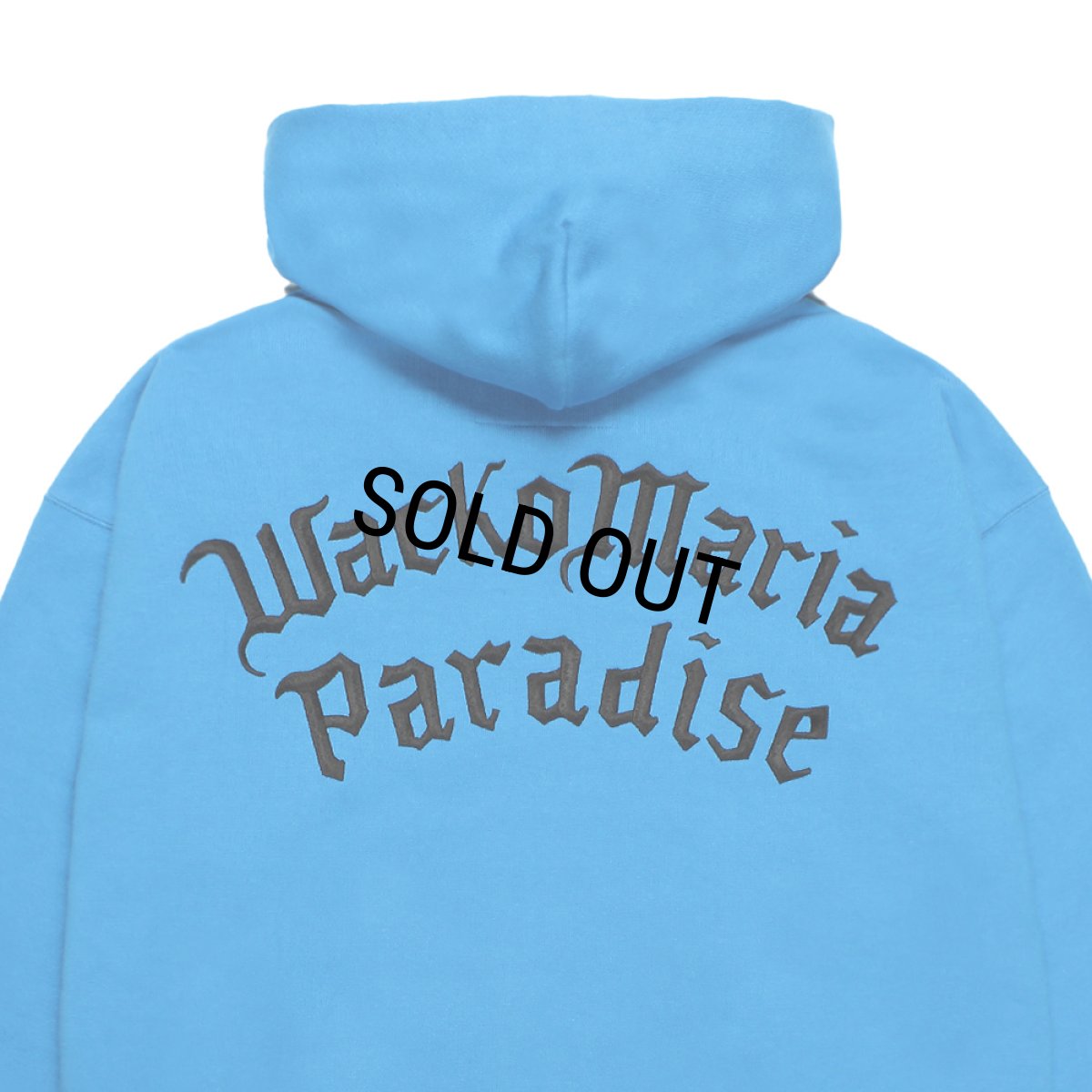 画像5: WACKO MARIA/HEAVY WEIGHT ZIP HOODED SWEAT SHIRT（BLUE）［ジップアップパーカー-26春夏］ (5)