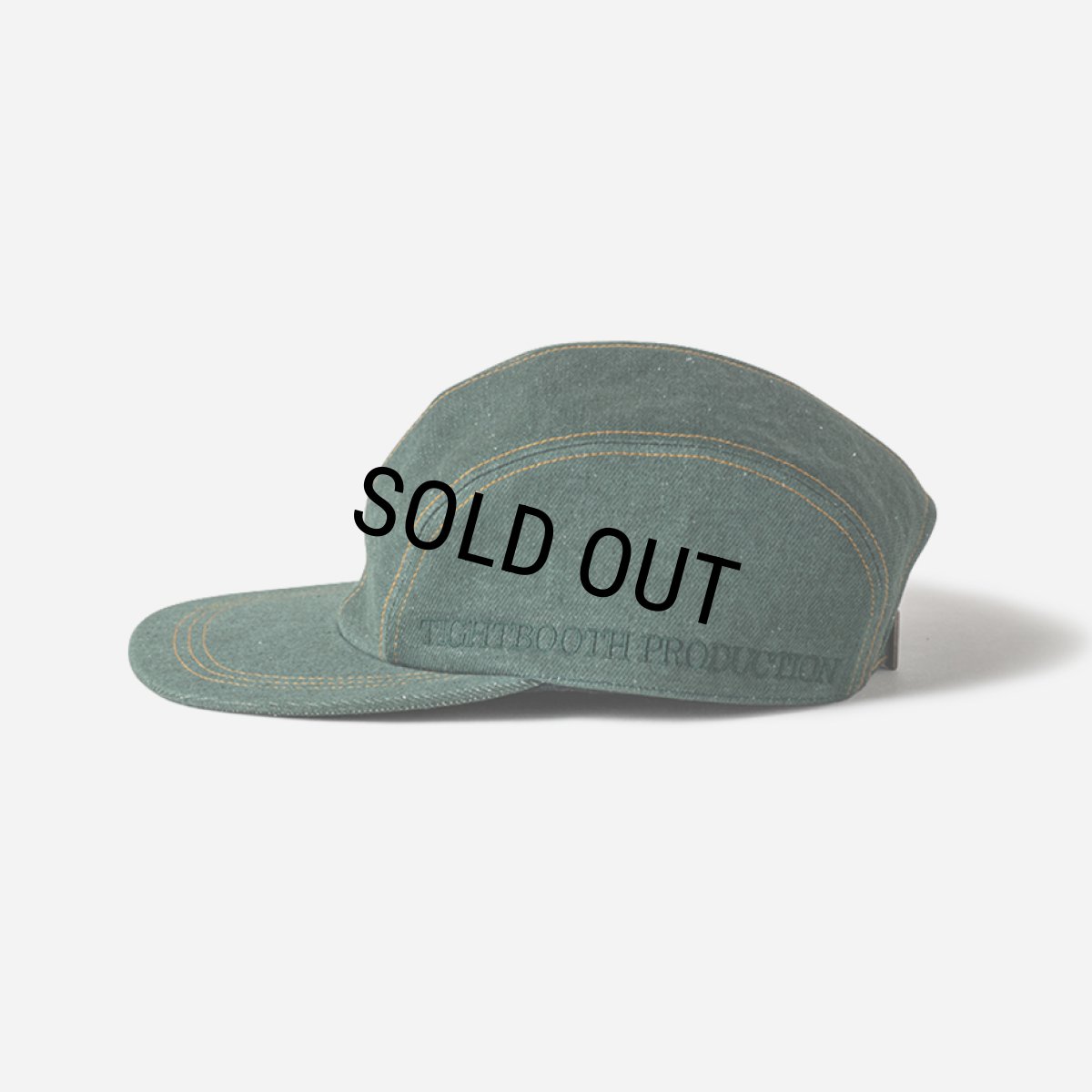 画像5: 【20%OFF】TIGHTBOOTH/SIDE LOGO DENIM CAMP CAP（各色）［デニムキャンプキャップ-26春夏］ (5)