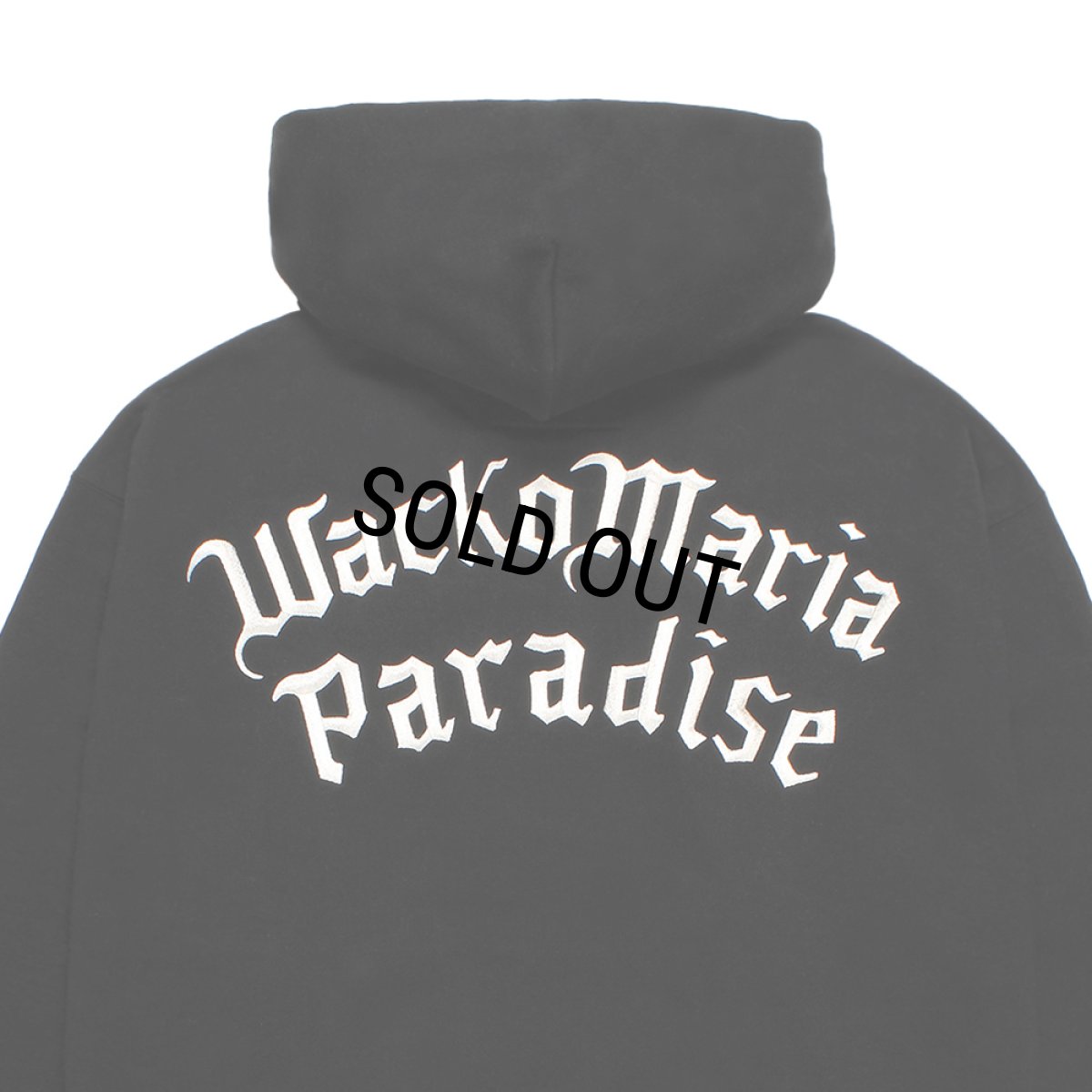画像5: WACKO MARIA/HEAVY WEIGHT ZIP HOODED SWEAT SHIRT（BLACK）［ジップアップパーカー-26春夏］ (5)