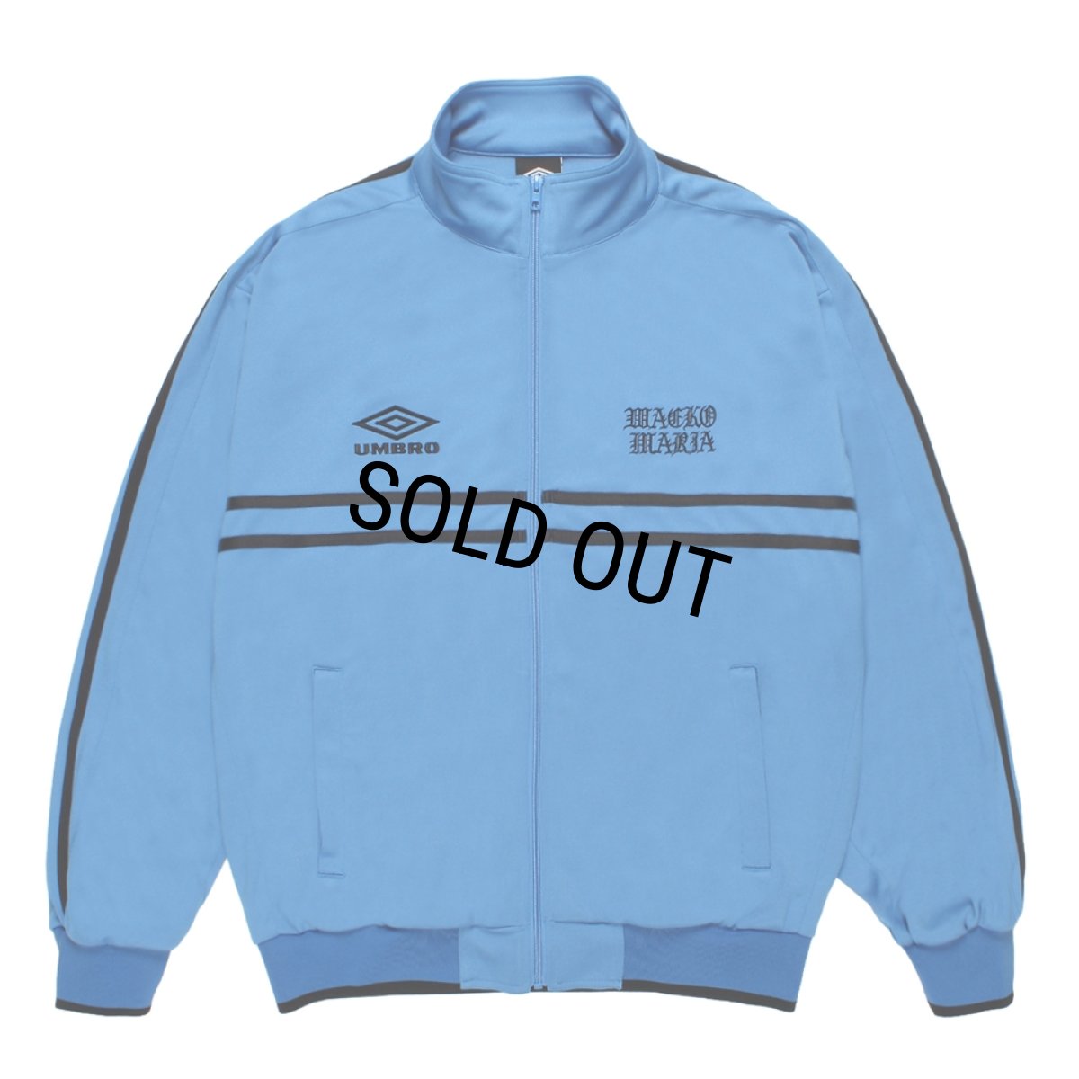 画像1: WACKO MARIA/UMBRO / JERSEY TRACK JACKET（BLUE）［ジャージトラックJKT-26春夏］ (1)