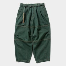 画像1: TIGHTBOOTH/DENIM BALLOON PANTS（Dark Green）［デニムバルーンパンツ-26春夏］ (1)