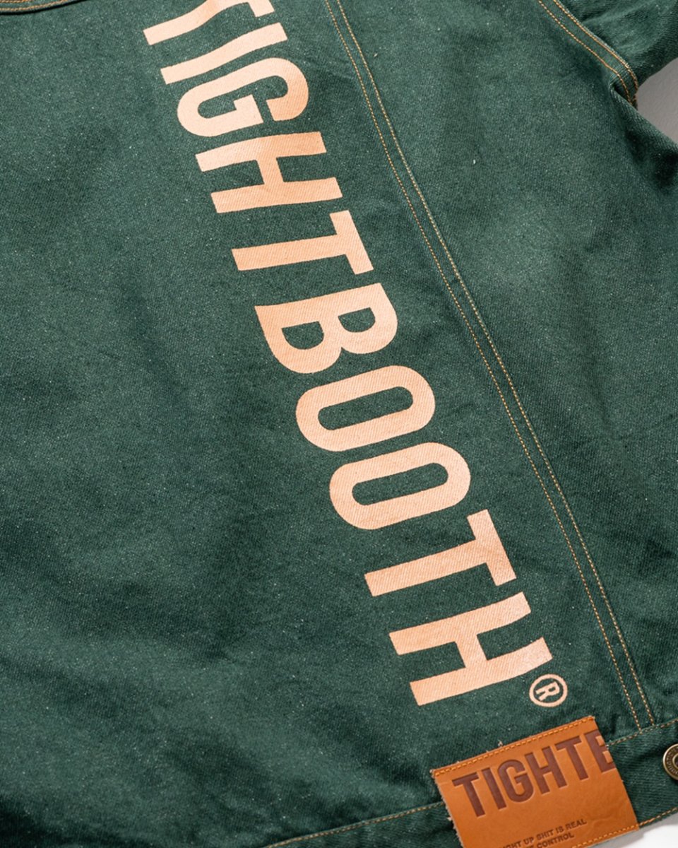 画像10: TIGHTBOOTH/DENIM JACKET（Dark Green）［デニムJKT-26春夏］ (10)