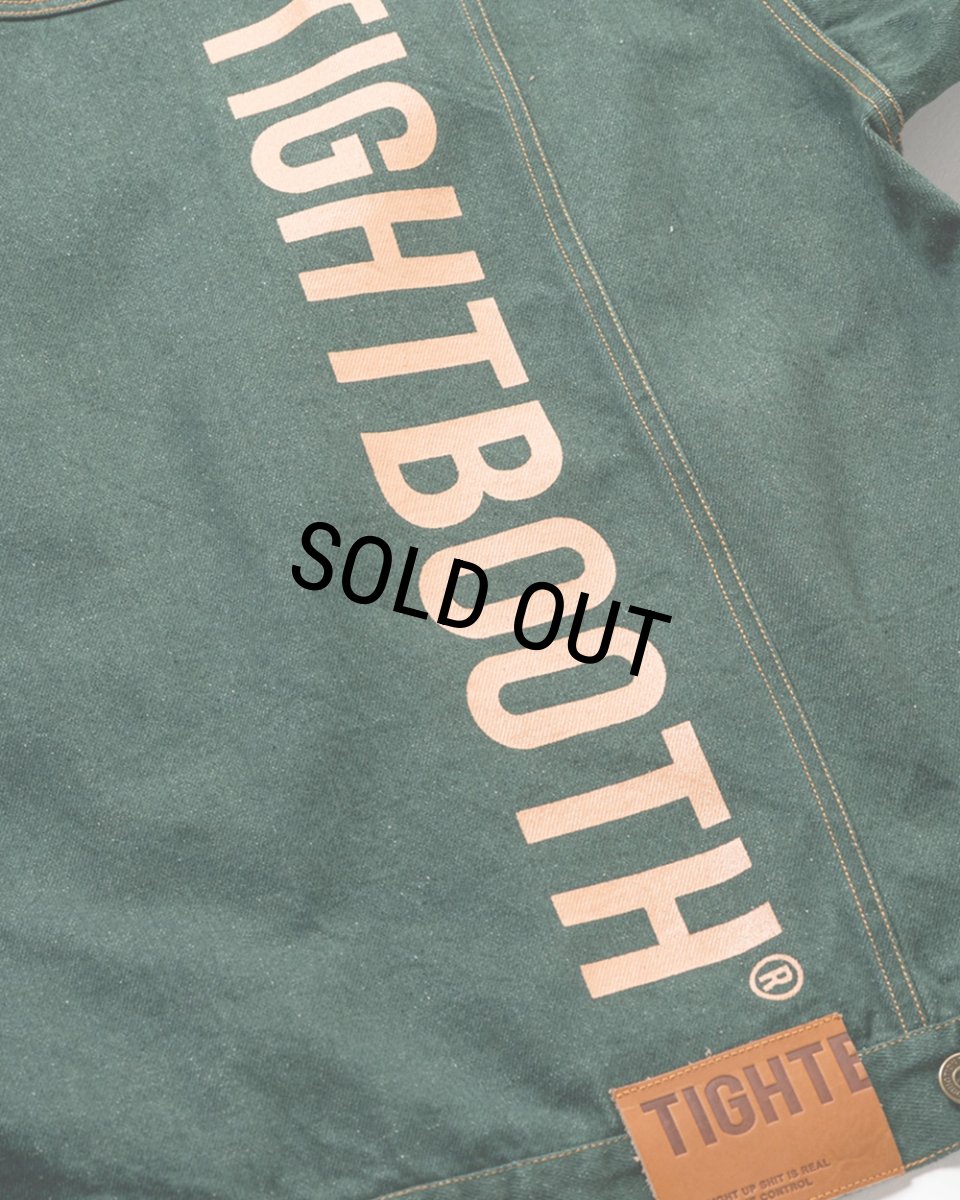 画像10: TIGHTBOOTH/DENIM JACKET（Dark Green）［デニムJKT-26春夏］ (10)