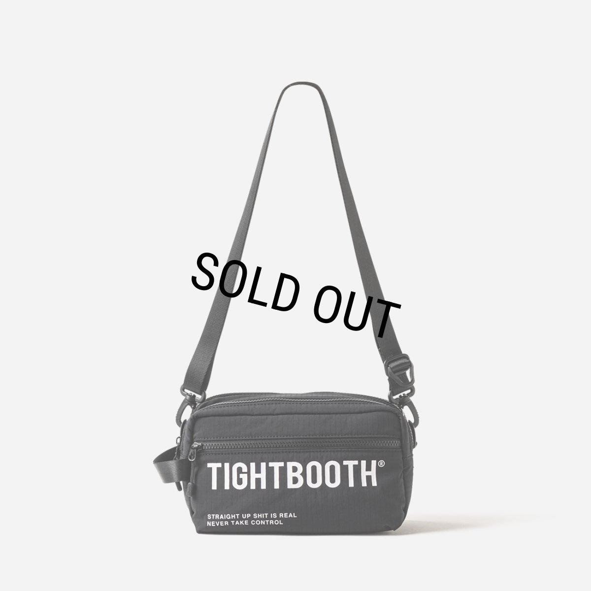 画像1: TIGHTBOOTH/RIPSTOP GROOMING POUCH（RAMIDUS）（Black）［リップストップグルーミングポーチ-26春夏］ (1)