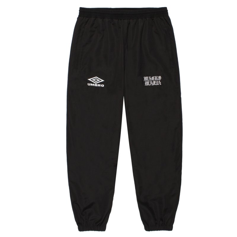 画像1: WACKO MARIA/UMBRO / NYLON TRACK PANTS（BLACK）［ナイロントラックパンツ-26春夏］