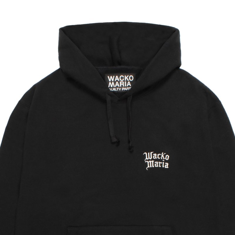 画像3: WACKO MARIA/HEAVY WEIGHT HOODED SWEAT SHIRT（BLACK）［プルオーバーパーカー-26春夏］