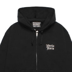 画像3: WACKO MARIA/HEAVY WEIGHT ZIP HOODED SWEAT SHIRT（BLACK）［ジップアップパーカー-26春夏］ (3)