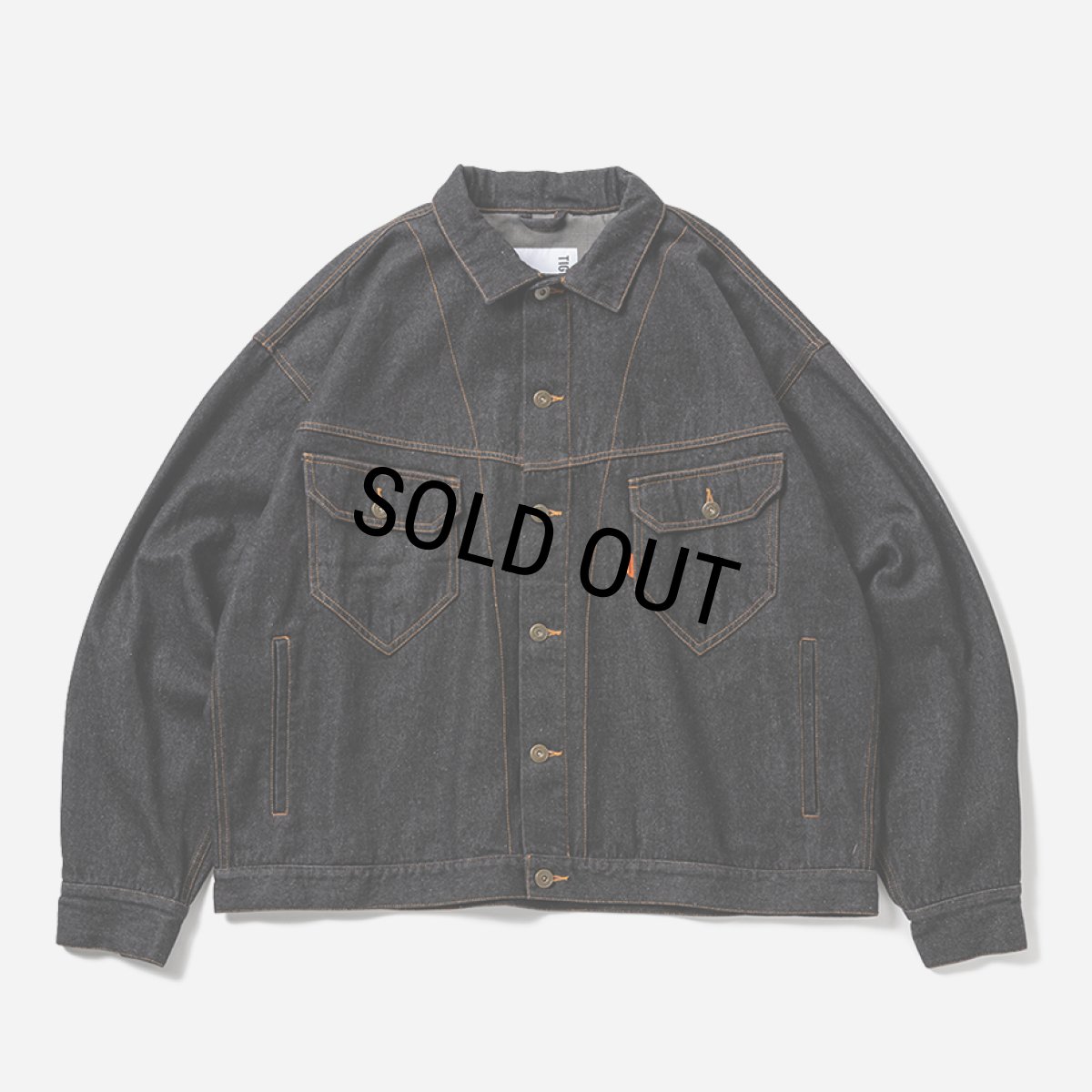 画像1: TIGHTBOOTH/DENIM JACKET（Black）［デニムJKT-26春夏］ (1)
