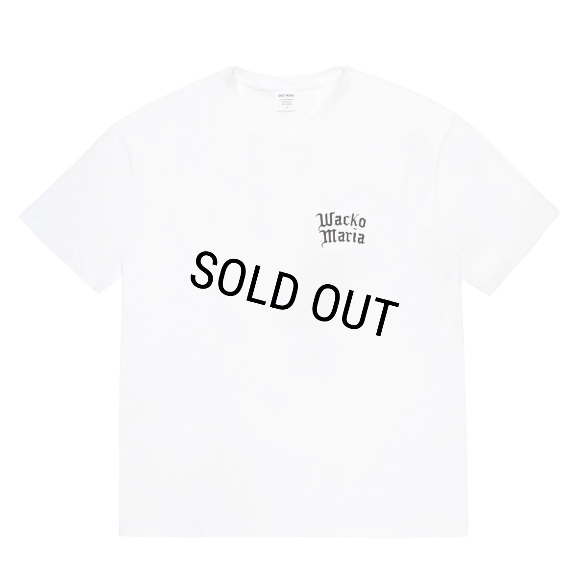 画像2: WACKO MARIA/WASHED HEAVY WEIGHT T-SHIRT（WHITE）［プリントT-26春夏］ (2)