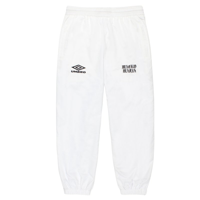 画像1: WACKO MARIA/UMBRO / NYLON TRACK PANTS（WHITE）［ナイロントラックパンツ-26春夏］
