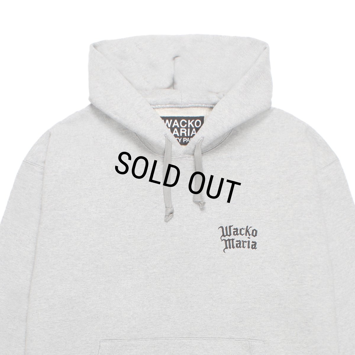 画像3: WACKO MARIA/HEAVY WEIGHT HOODED SWEAT SHIRT（GRAY）［プルオーバーパーカー-26春夏］ (3)