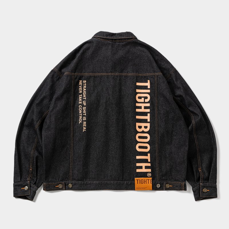 画像2: TIGHTBOOTH/DENIM JACKET（Black）［デニムJKT-26春夏］