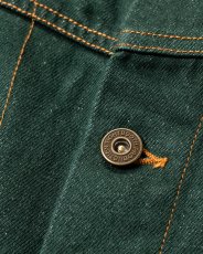 画像4: TIGHTBOOTH/DENIM JACKET（Dark Green）［デニムJKT-26春夏］ (4)