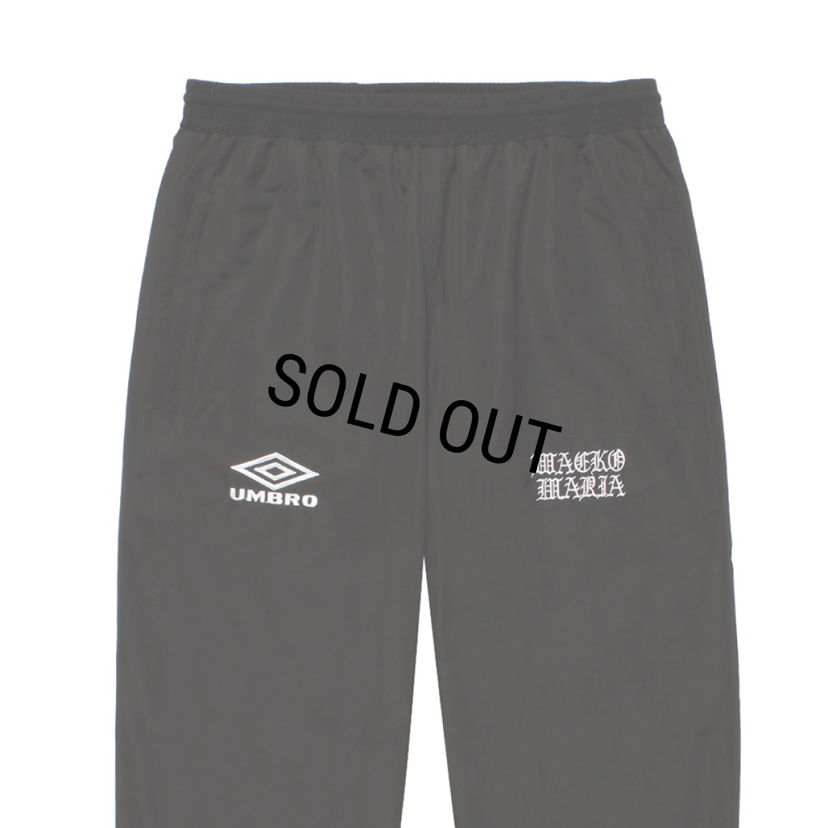 画像2: WACKO MARIA/UMBRO / NYLON TRACK PANTS（BLACK）［ナイロントラックパンツ-26春夏］ (2)