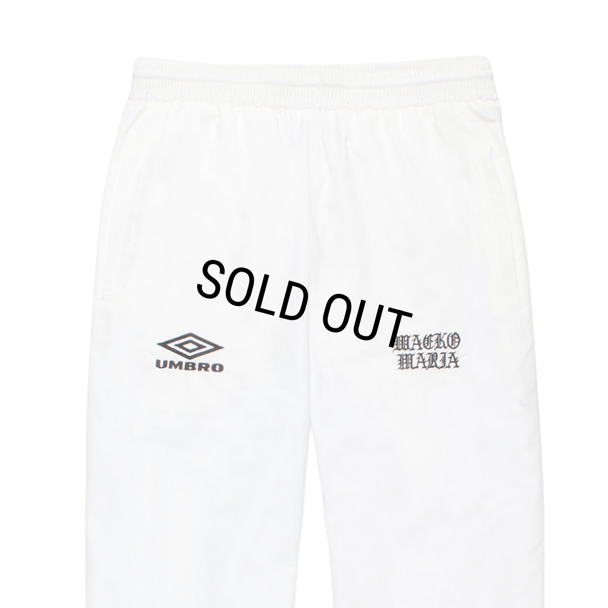 画像3: WACKO MARIA/UMBRO / NYLON TRACK PANTS（WHITE）［ナイロントラックパンツ-26春夏］ (3)