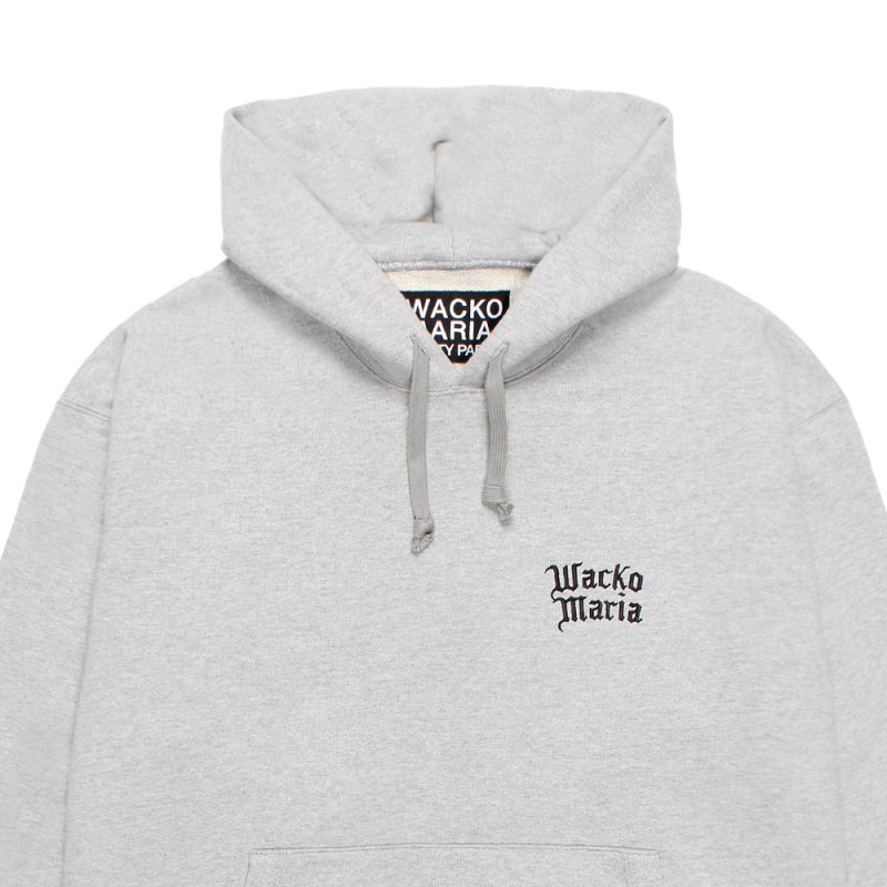 画像3: WACKO MARIA/HEAVY WEIGHT HOODED SWEAT SHIRT（GRAY）［プルオーバーパーカー-26春夏］