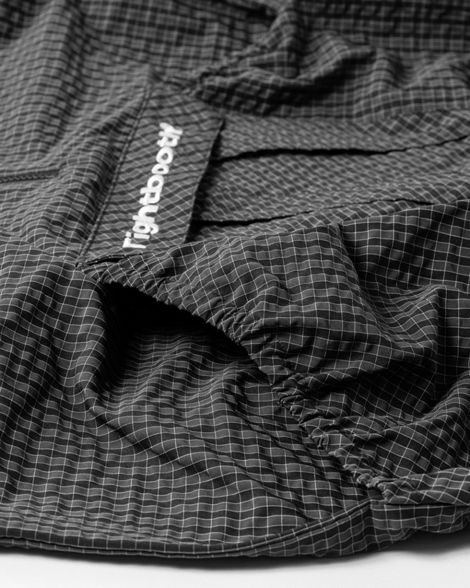 画像9: TIGHTBOOTH/RIPPLE PLAID ANORAK（Black）［リップルプラッドアノラック-26春夏］ (9)