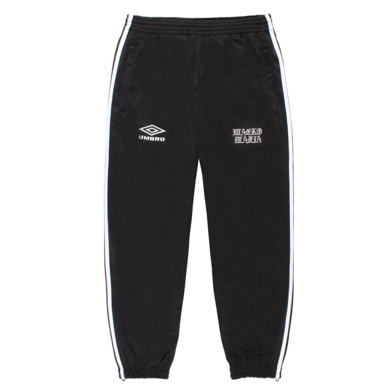 画像1: WACKO MARIA/UMBRO / JERSEY TRACK PANTS（BLACK）［ジャージトラックパンツ-26春夏］