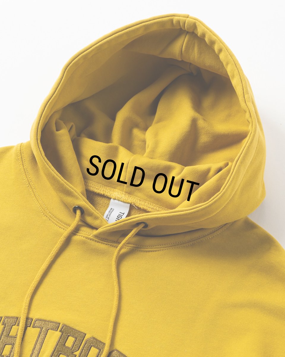 画像2: 【30%OFF】TIGHTBOOTH/COLLEGE HOODIE（Mustard）［カレッジフーディー-26春夏］ (2)