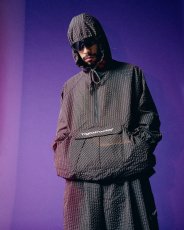 画像13: TIGHTBOOTH/RIPPLE PLAID ANORAK（Black）［リップルプラッドアノラック-26春夏］ (13)