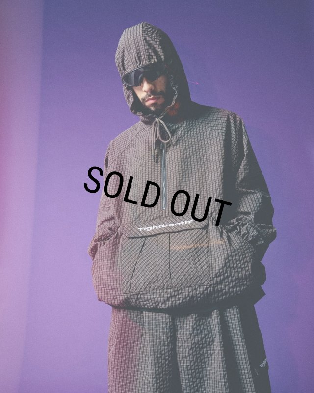 30%OFF】TIGHTBOOTH/RIPPLE PLAID ANORAK（Black）［リップルプラッド