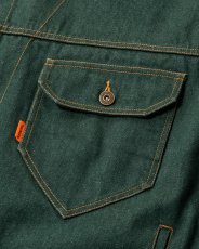 画像5: TIGHTBOOTH/DENIM JACKET（Dark Green）［デニムJKT-26春夏］ (5)