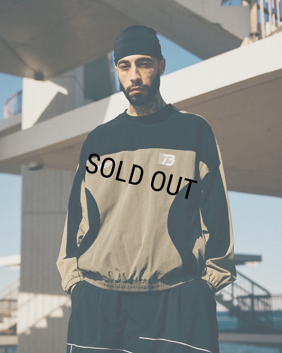 画像2: TIGHTBOOTH/PANEL WIND JACKET（Black）［パネルウィンドJKT-26春夏］ (2)