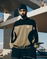 画像2: TIGHTBOOTH/PANEL WIND JACKET（Black）［パネルウィンドJKT-26春夏］ (2)