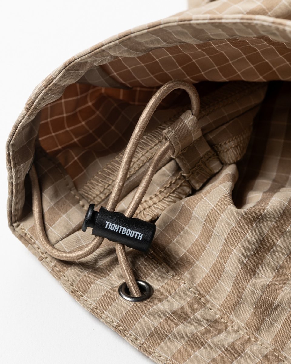 画像11: TIGHTBOOTH/RIPPLE PLAID BALLOON PANTS（Beige）［リップルプラッドバルーンパンツ-26春夏］ (11)