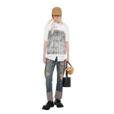 画像5: DAIRIKU/Roll up Repair Selvegde Denim Pants（Indigo）［ロールアップリペアセルヴィッジデニムパンツ-26春夏］ (5)