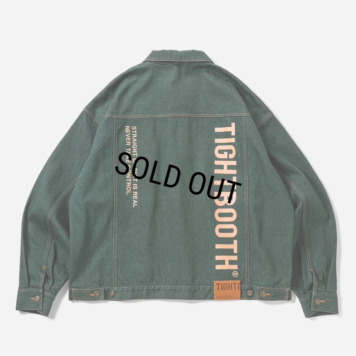 画像2: TIGHTBOOTH/DENIM JACKET（Dark Green）［デニムJKT-26春夏］ (2)