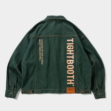 画像2: TIGHTBOOTH/DENIM JACKET（Dark Green）［デニムJKT-26春夏］ (2)