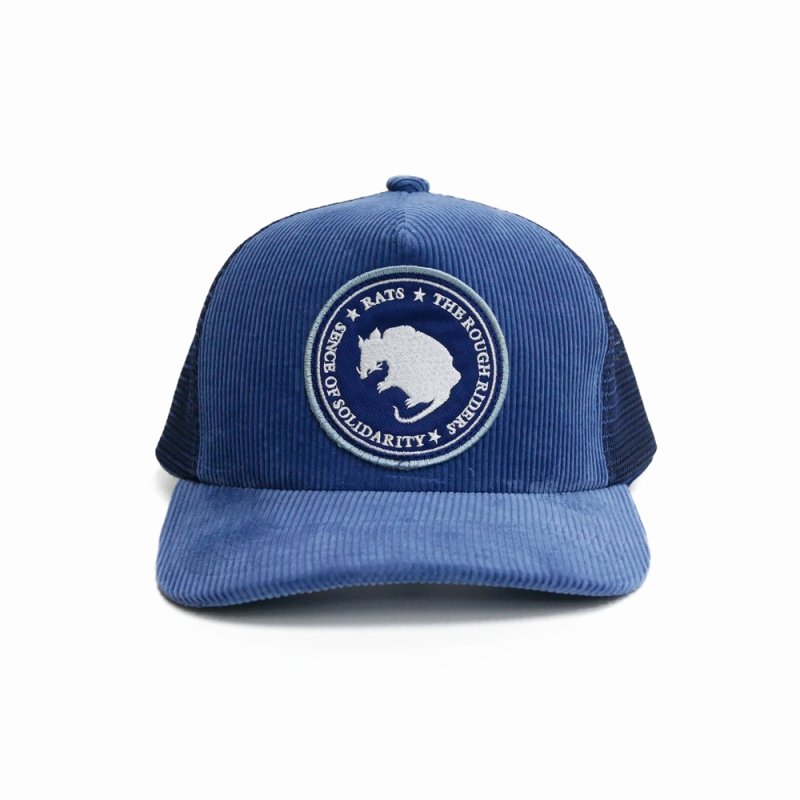 画像1: RATS/CORDUROY MESH CAP（NAVY）［コーデュロイメッシュキャップ-26春夏］