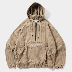 画像1: TIGHTBOOTH/RIPPLE PLAID ANORAK（Beige）［リップルプラッドアノラック-26春夏］ (1)