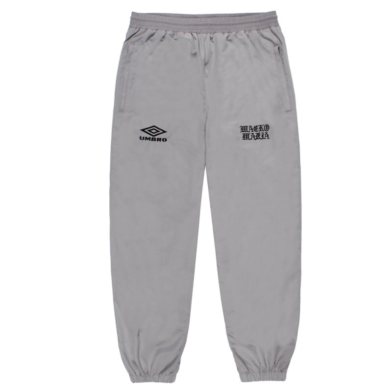 画像1: WACKO MARIA/UMBRO / NYLON TRACK PANTS（GRAY）［ナイロントラックパンツ-26春夏］