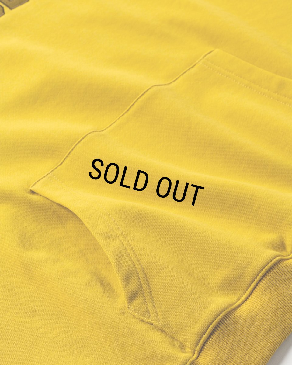 画像5: 【30%OFF】TIGHTBOOTH/COLLEGE HOODIE（Mustard）［カレッジフーディー-26春夏］ (5)