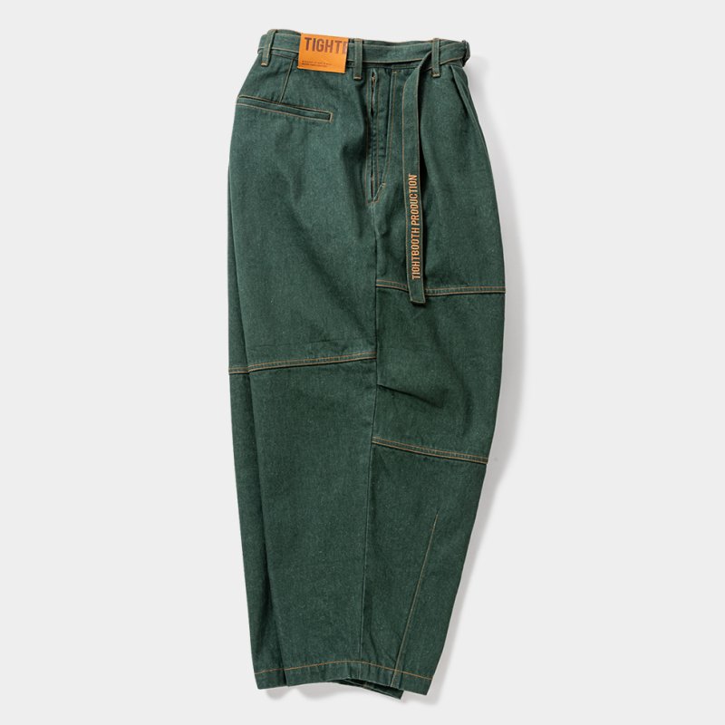 画像2: TIGHTBOOTH/DENIM BALLOON PANTS（Dark Green）［デニムバルーンパンツ-26春夏］