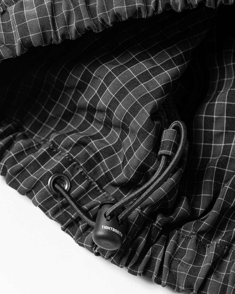 画像11: TIGHTBOOTH/RIPPLE PLAID ANORAK（Black）［リップルプラッドアノラック-26春夏］ (11)