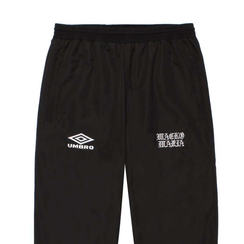 画像2: WACKO MARIA/UMBRO / NYLON TRACK PANTS（BLACK）［ナイロントラックパンツ-26春夏］