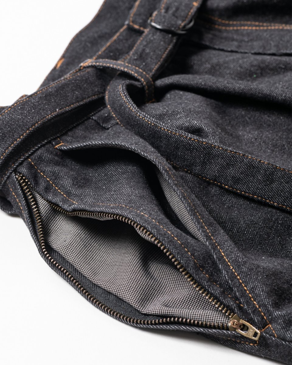 画像7: TIGHTBOOTH/DENIM BALLOON PANTS（Black）［デニムバルーンパンツ-26春夏］ (7)