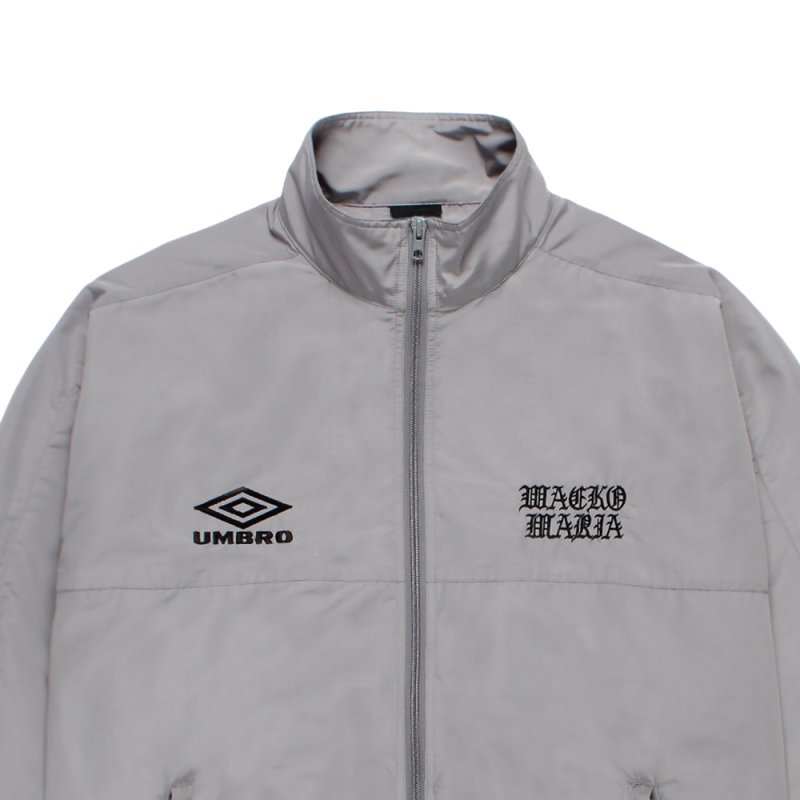 画像2: WACKO MARIA/UMBRO / NYLON TRACK JACKET（GRAY）［ナイロントラックJKT-26春夏］