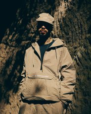 画像2: TIGHTBOOTH/RIPPLE PLAID ANORAK（Beige）［リップルプラッドアノラック-26春夏］ (2)